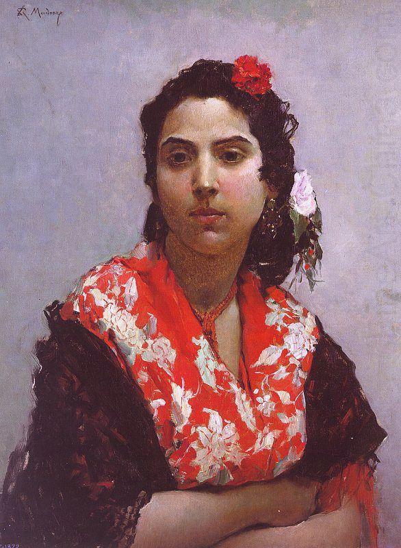   Raimundo de Madrazo y  Garreta A Gypsy china oil painting image